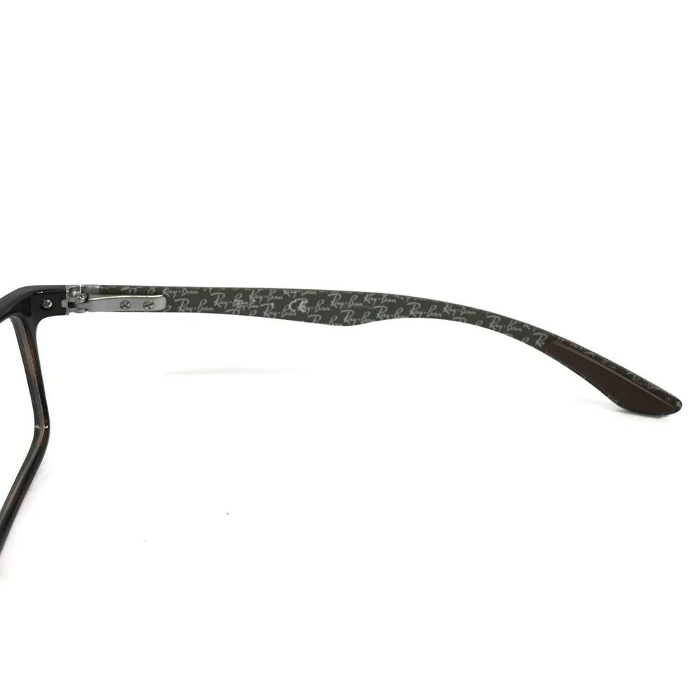 Ray-Ban Eyeglasses Frames RB8901 5846 Brown Tortoise Gray Carbon Fiber 53-17-145